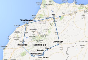 mappa marocco new